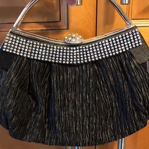 Scarleton Formal Black Clutch